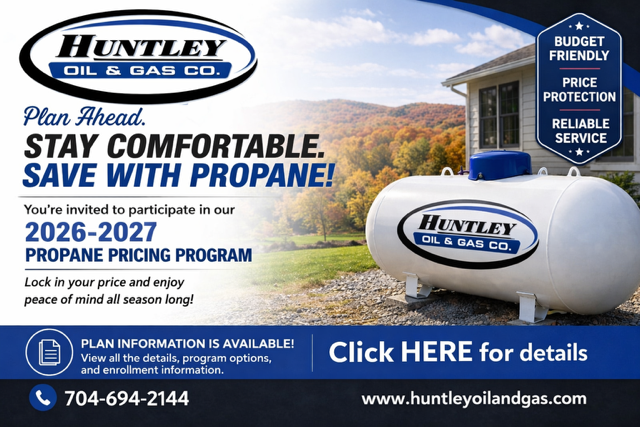 Huntley Oil & Gas - Propane Pricing Program